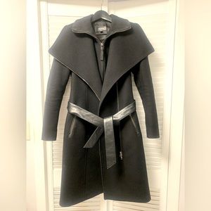 Mackage Black Wool Coat size XS